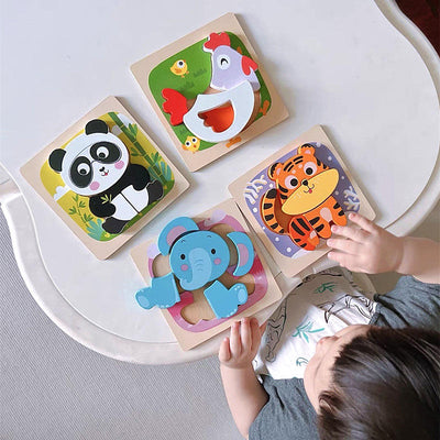 Montessori Learning Wooden Puzzle Set