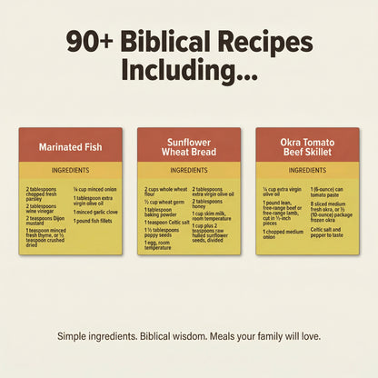 What Would Jesus Eat Cookbook: Eat Well. Feel Great. Live Longer...
