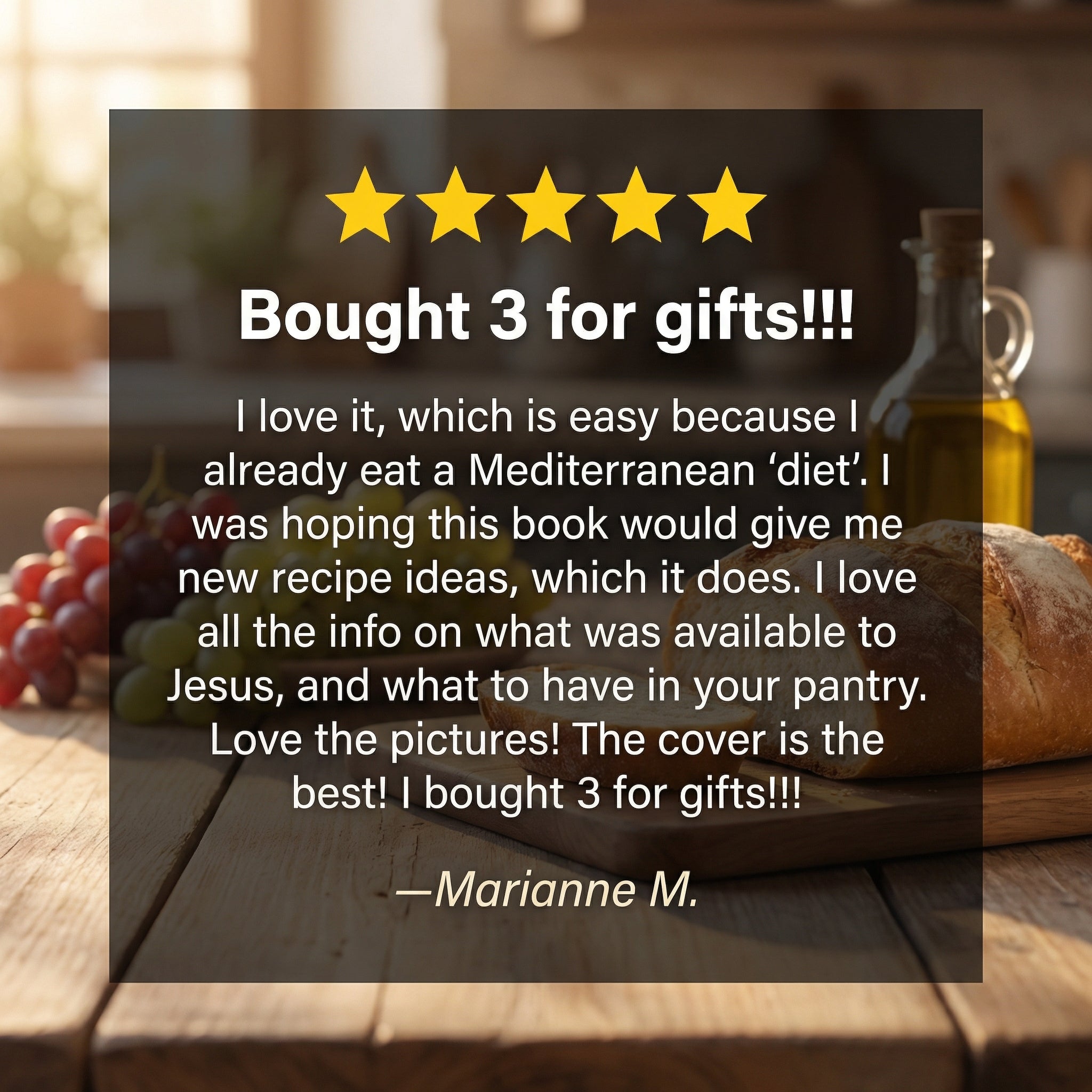 What Would Jesus Eat Cookbook: Eat Well. Feel Great. Live Longer.