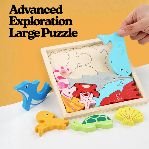 Montessori Learning Wooden Puzzle Set